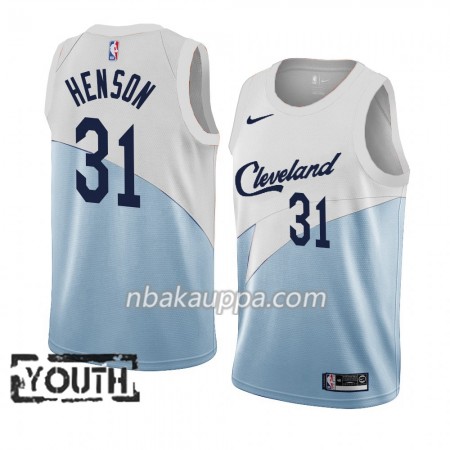 Cleveland Cavaliers John Henson 31 2018-19 Nike Sininen Valkoinen Pelipaidat Swingman - Lasten
